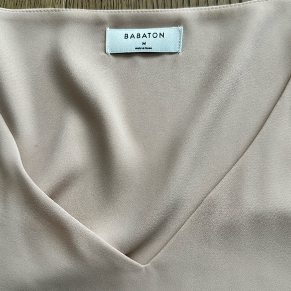 Babaton size M Randy Blouse
Excellent condition 
Light peachy pink colour - Picture 2 of 3